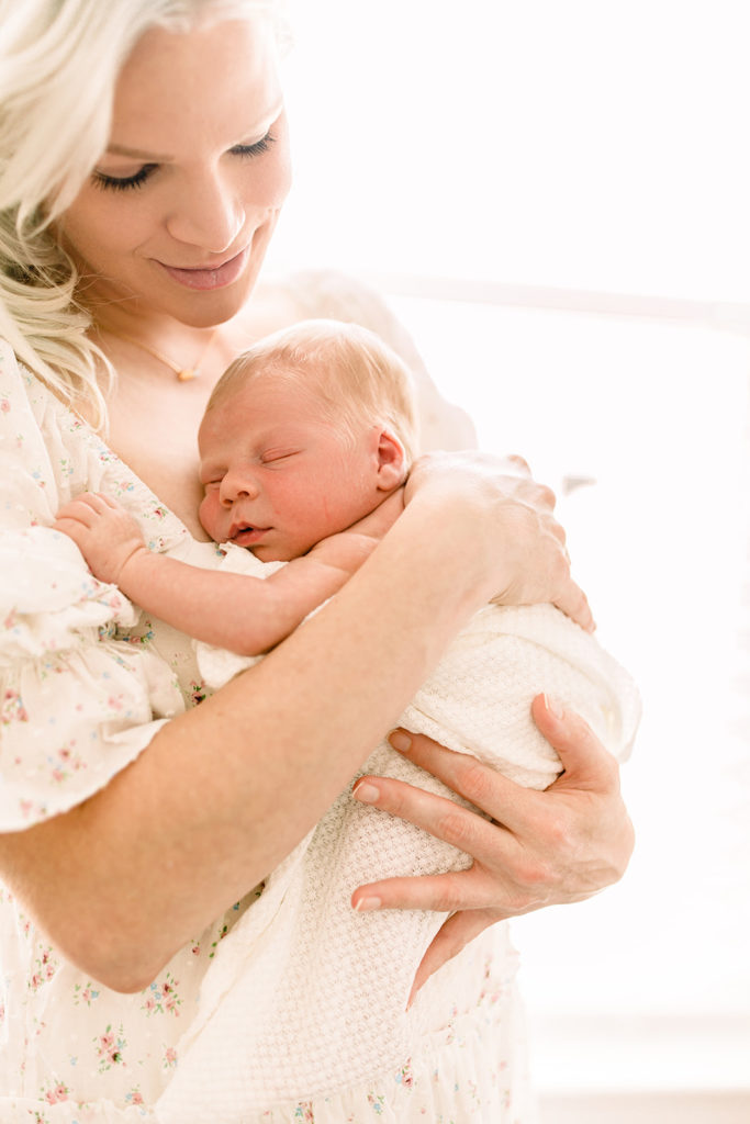 Newborn Photography Session with Sarah Stracuzzi Photographer in Palm Beach Florida