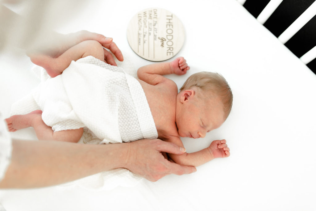 Newborn Photography Session with Sarah Stracuzzi Photographer in Palm Beach Florida